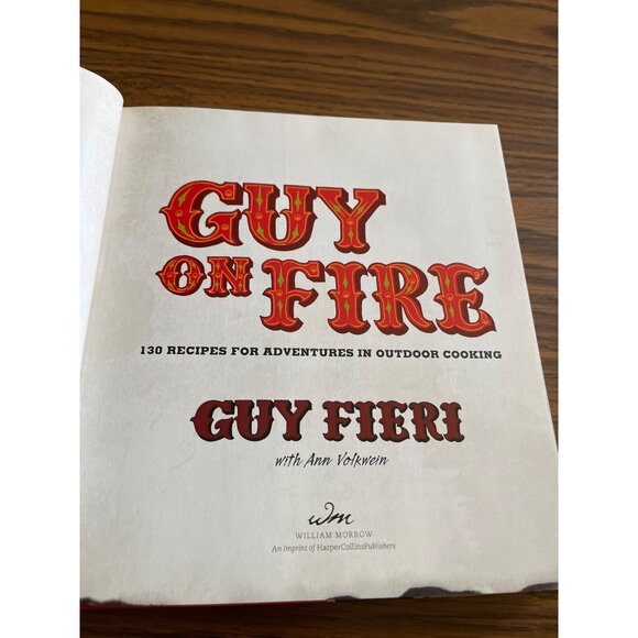 William Morris Guy on Fire Guy Fieri cookbook - Picture 3 of 9
